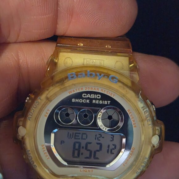 Casio G Shock Baby G Skeleton clear or yellow - Picture 4 of 12